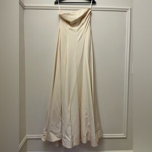 J. Crew Ivory Wool Strapless Wedding Dress